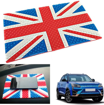 PEEPS STORE Rubber Tray Mat For  Mahindra XUV400(Red, Blue)