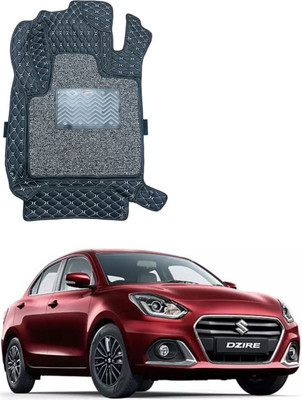 Kuntail Enter Leather 7D Mat For  Maruti Suzuki Swift(Black, Grey)