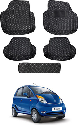 MATIES Leatherite 7D Mat For  Tata Nano(Black)