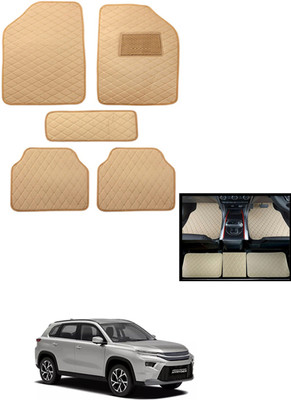 MATIES Leatherite Standard Mat For  Toyota Universal For Car(Beige)