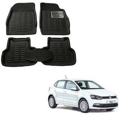 SLSHILPA Plastic 3D Mat For  Volkswagen Polo(Black)