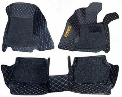 Auckkien Leather 7D Mat For  Kia Sonet(Black)