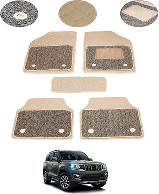 MSNP Leatherite 7D Mat For  Mahindra Universal For Car(Beige)