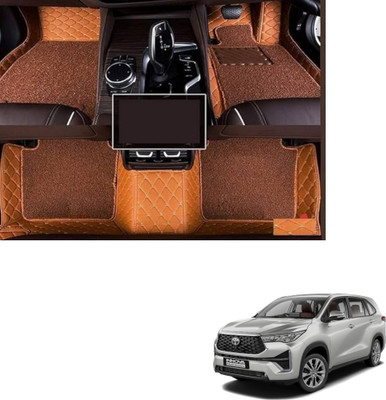 Autoclow Leatherite 7D Mat For  Toyota Innova(Brown)