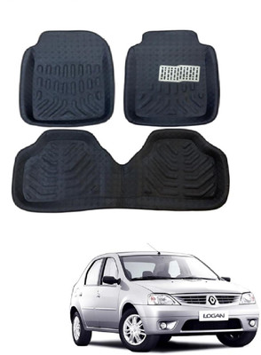 ROSHNEER ENTERPRISES PVC 3D Mat For  Mahindra Logan(Black)