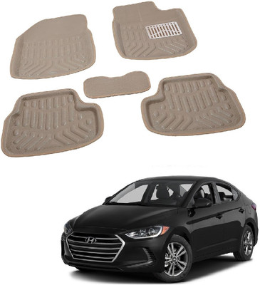 ROSHNEER ENTERPRISES PVC 3D Mat For  Hyundai Elantra Fluidic(Beige)
