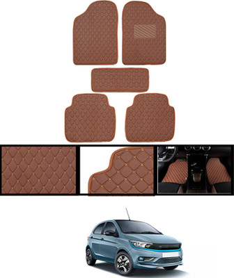 AYW Leatherite Standard Mat For  Mahindra Universal For Car(Orange)