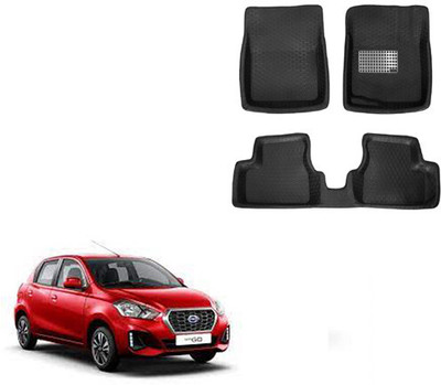 Autorepute PVC 5D Mat For  Datsun Go(Black)