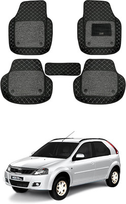 RKPSP Leatherite 7D Mat For  Mahindra Verito Vibe(Black)