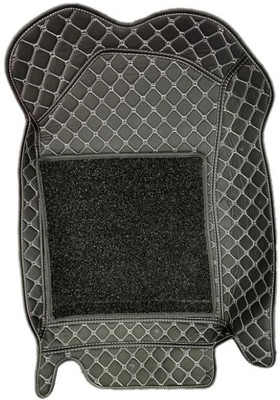TOPNIK Leatherite 7D Mat For  Tata Safari (7 Seater)(Black)