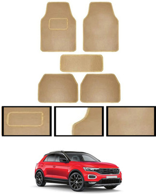 MATIES Fabric Standard Mat For  Volkswagen Universal For Car(Beige)