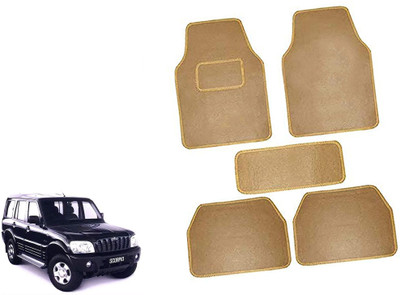 AUTO PEARL Polyester Standard Mat For  Mahindra Scorpio(Beige)