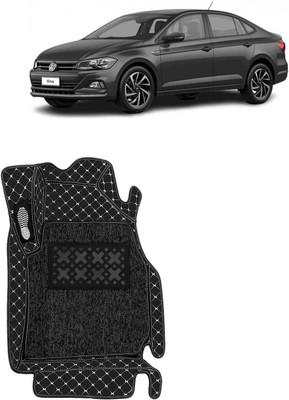 TOFIT ENTERPRISE Leatherite 7D Mat For  Volkswagen Virtus(Black)