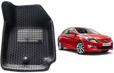 ROSHNEER ENTERPRISES PVC Tray Mat For  Hyundai Verna(Black)