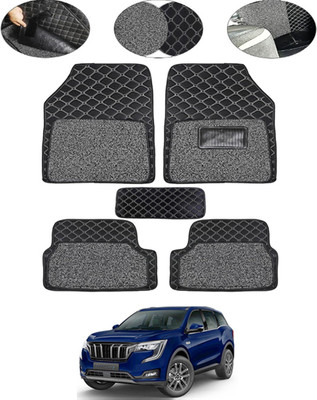 MSNP Leatherite 7D Mat For  Mahindra Universal For Car(Black)