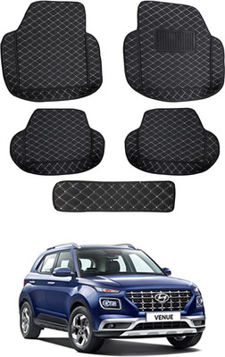 RKPSP Leatherite 7D Mat For  Hyundai Venue(Black)