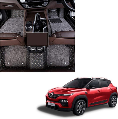 Drizon Leatherite 7D Mat For  Renault Kiger, Universal For Car(Black)