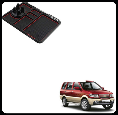 SEMAPHORE PVC, Silicone Standard Mat For  Chevrolet Tavera(Black, Red)