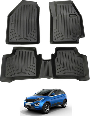 MATIES PVC Tray Mat For  Tata Nexon(Black)