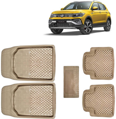 Kingsway PVC Tray Mat For  Volkswagen Taigun(Beige)