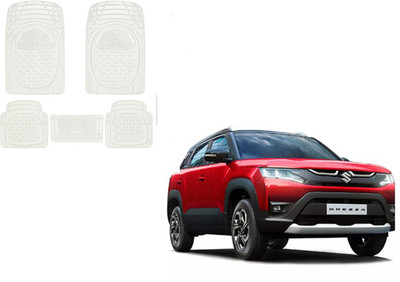 Autorepute Rubber Standard Mat For  Maruti Suzuki Vitara Brezza(White)
