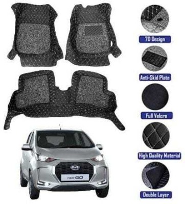 GENFRID Leatherite 7D Mat For  Datsun Redi GO(Black)