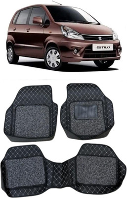 Arnejas Leatherite 7D Mat For  Maruti Suzuki Zen Estilo(Silver, Black)