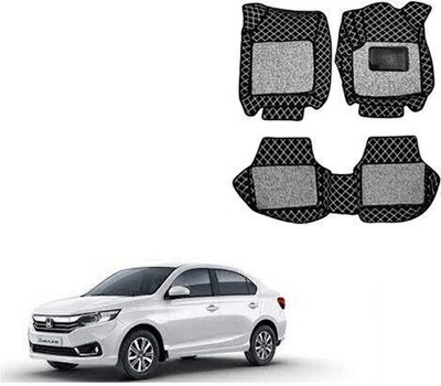 Autorepute Leather 7D Mat For  Honda Amaze(Black)