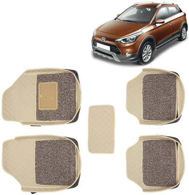 Kingsway Leatherite 7D Mat For  Hyundai i20 Active(Beige)