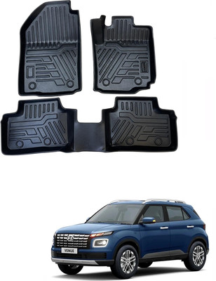 Arnejas TPV 9D Mat For  Hyundai Venue(Black)