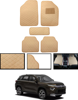 AYW Leatherite Standard Mat For  Mahindra Urban Cruiser Hyryder(Beige)