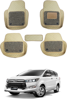 AYW Leatherite 7D Mat For  Toyota Innova Crysta(Beige)