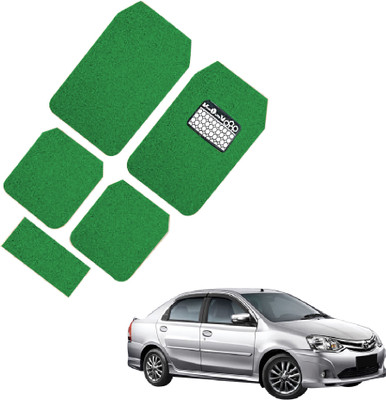 INSURE AUTOMOTIVE PVC Standard Mat For  Toyota Etios(Green)