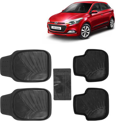 Kingsway PVC Tray Mat For  Hyundai Elite i20(Black)