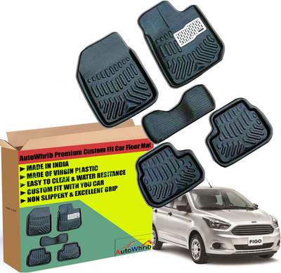 Autowhrib Plastic 3D Mat For  Ford Figo(Black)
