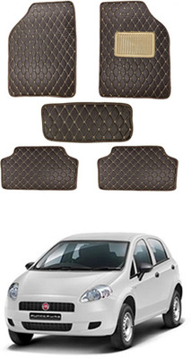 MATIES Leatherite Standard Mat For  Fiat Punto(Black)