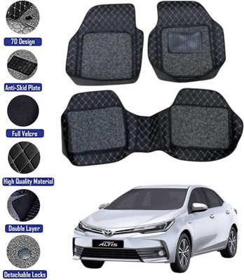 GENFRID Leatherite 7D Mat For  Toyota Etios(Black)