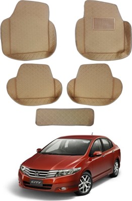 MATIES Leatherite 7D Mat For  Honda City i-Vtec(Beige)