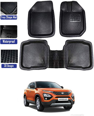 MATIES Plastic Tray Mat For  Tata Harrier(Black)
