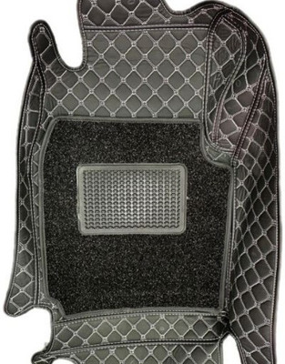 STYLE CHOICE Leatherite 7D Mat For  Kia Carens(Black)