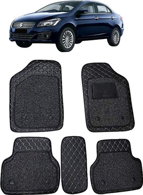 INSURE AUTOMOTIVE Leather 7D Mat For  Maruti Suzuki Ciaz(Black, Beige)