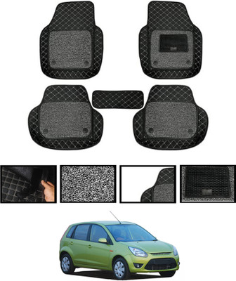 ABJD Leatherite 7D Mat For  Ford Figo(Black)