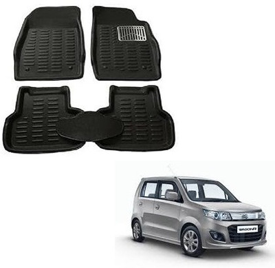 SLSHILPA Plastic 3D Mat For  Maruti Suzuki WagonR(Black)