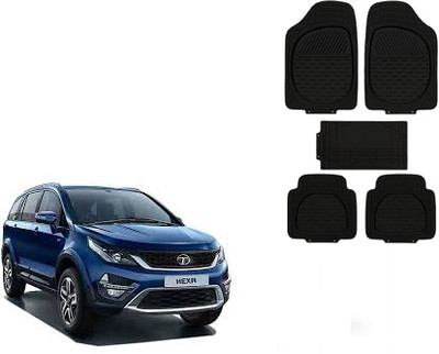 Autorepute Rubber Standard Mat For  Tata Hexa(Black)