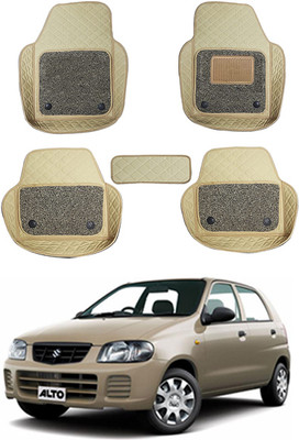AYW Leatherite 7D Mat For  Maruti Suzuki Alto K10(Beige)