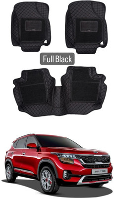 onefit enterprises Leatherite 7D Mat For  Kia Seltos(Black)