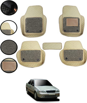 AYW Leatherite 7D Mat For  Maruti Suzuki Esteem(Beige)
