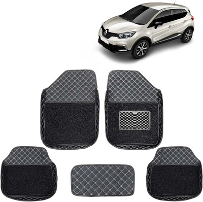Kingsway Leatherite 7D Mat For  Renault Captur(Black)