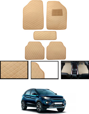 ABJD Leatherite Standard Mat For  Tata Nexon EV(Beige)