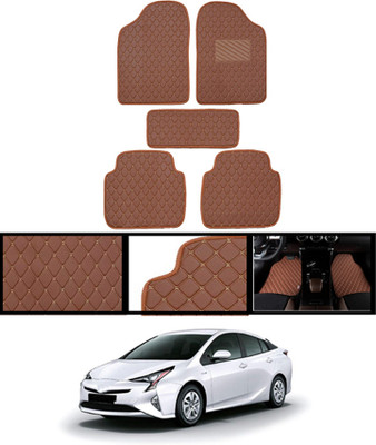 MATIES Leatherite Standard Mat For  Toyota Prius(Brown)